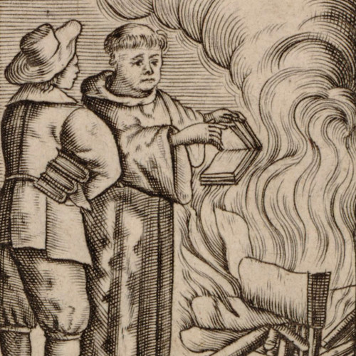 Luther brûle la bulle papale qui le condamne