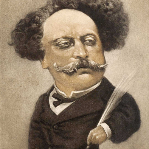 Alexandre Dumas fils, caricature