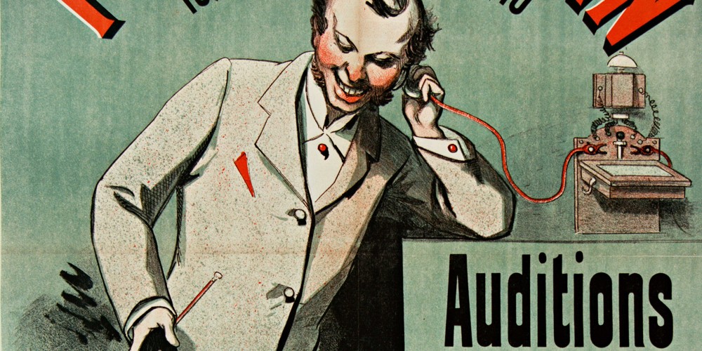 Affiche pour une audition téléphonique