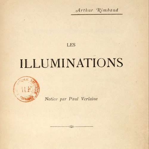 Première page des Illuminations