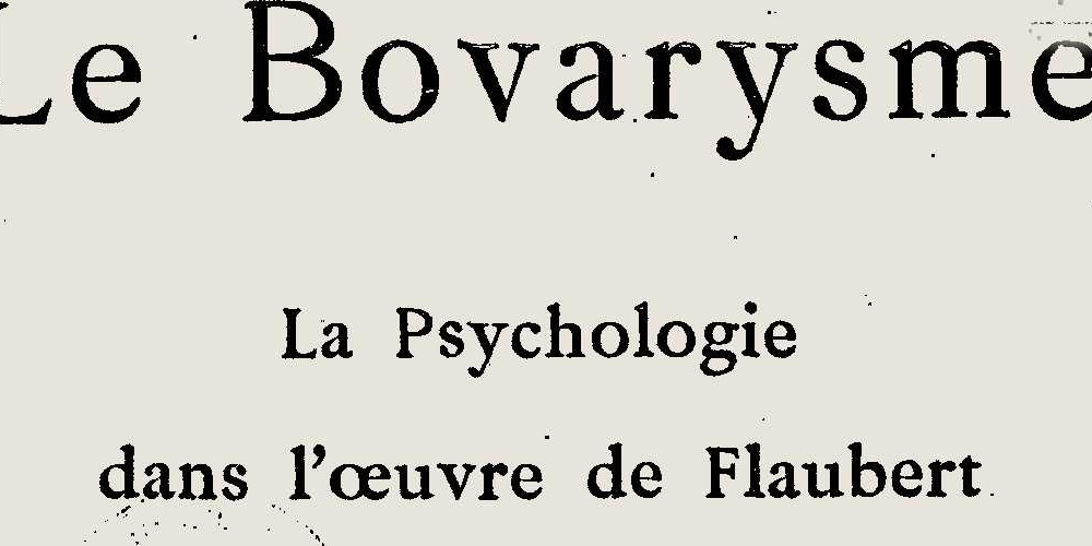 Le Bovarysme