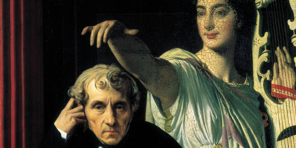 Le Compositeur Cherubini et la Muse de la poésie lyrique