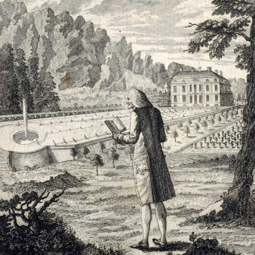 Voltaire dans son jardin, à Ferney
