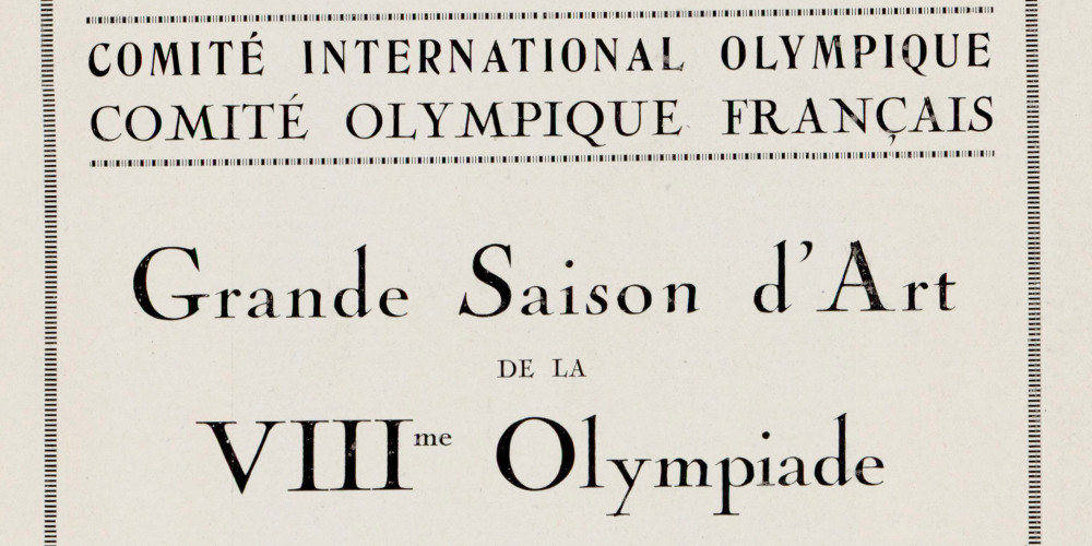 Grande saison d'art de la VIIIe Olympiade