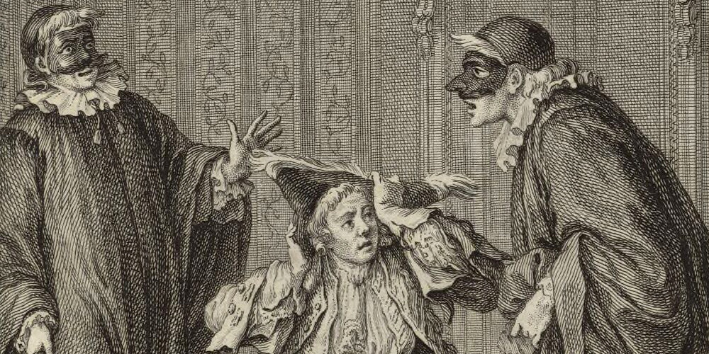 Moreau le Jeune, frontispice pour Monsieur de Pourceaugnac, 1773