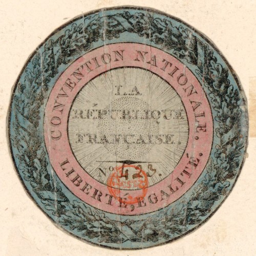 Carte de membre de la Convention nationale