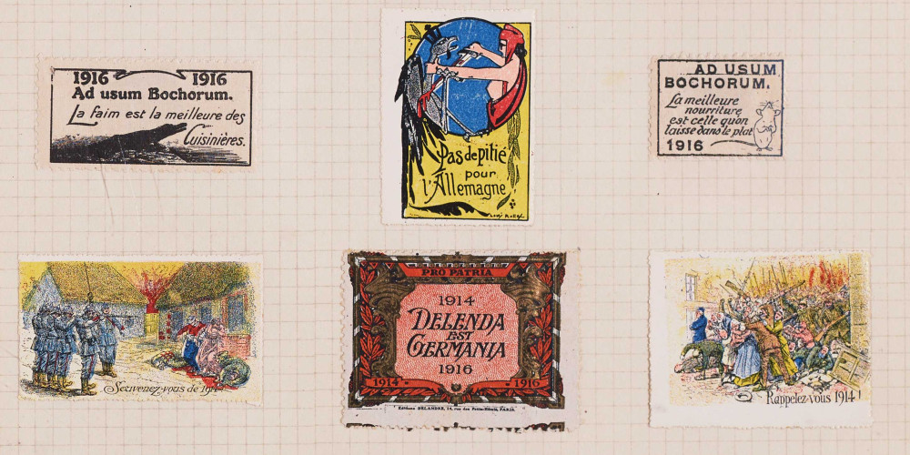 Album de vignettes Delandre émises pendant la guerre de 1914-1918