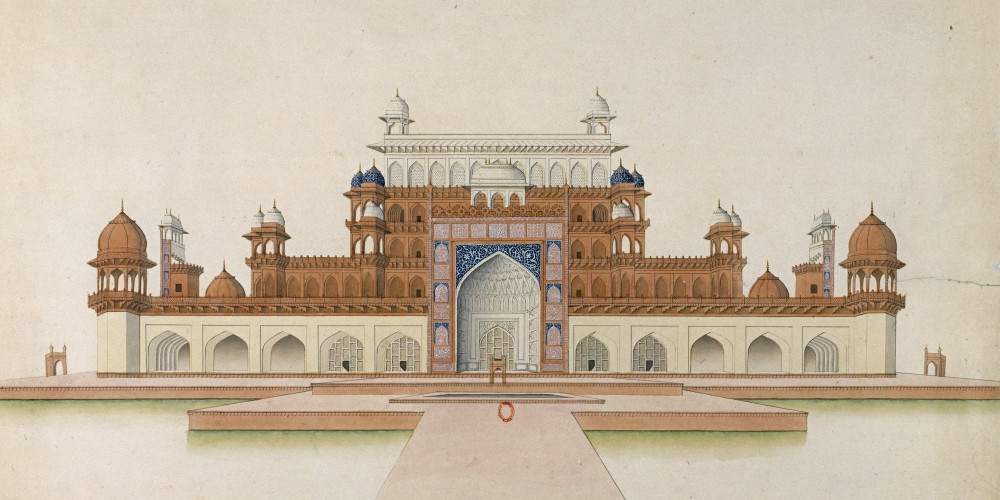 Mausolée de l’empereur Akbar à Sikandra, près d’Agra
