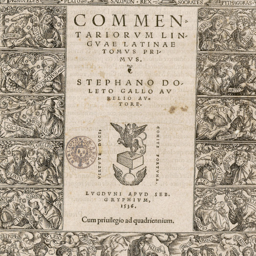 Commentariorum linguae latinae