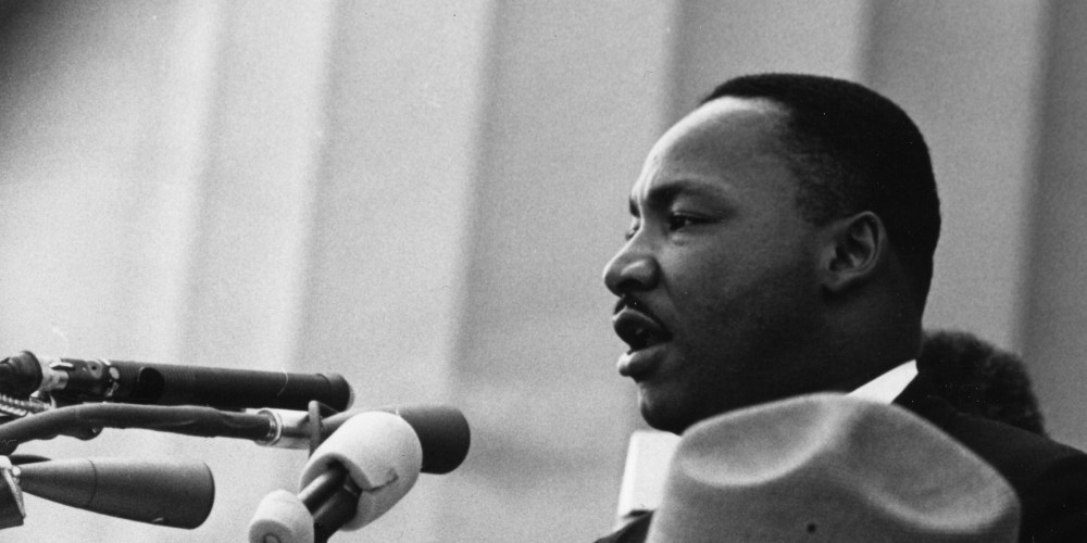 Martin Luther King lors de son discours I have a dream