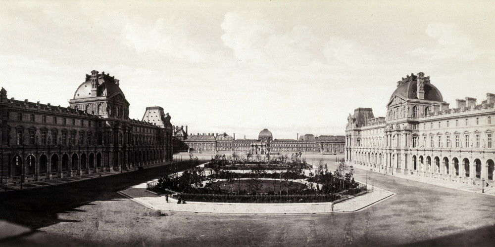 Vue des deux ailes et des squares. Place Napoléon III, tome I