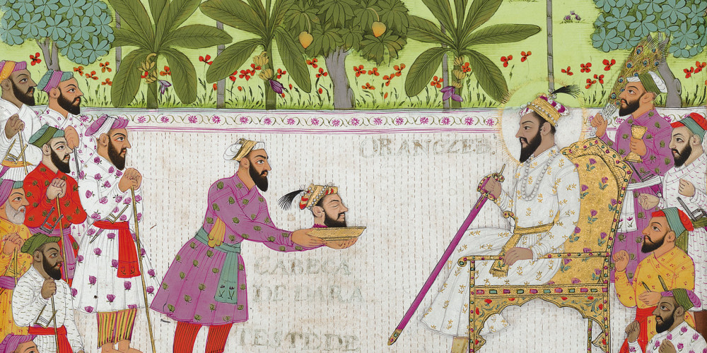 L’esclave Nazir présente à l’empereur Aurangzeb la tête de Dara Shikoh
