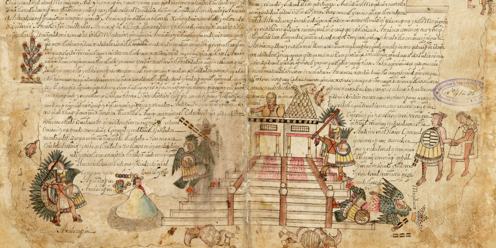 Codex aztèque dit "codex Cozcatzin"