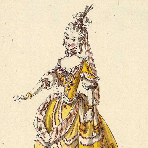Costume pour le chœur des Bactriens dans Zoroastre (Jean-Philippe Rameau)