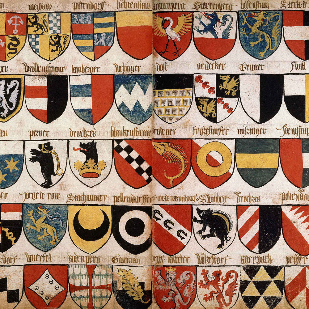 Armoiries de la marche d’Autriche et possessions de la maison des Habsbourg