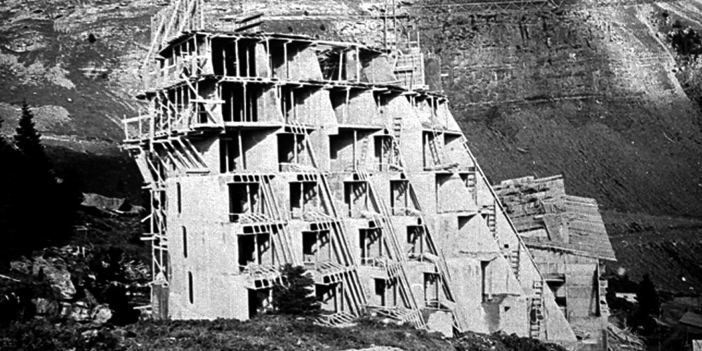 Construction de l’hôtel des Dromonts 