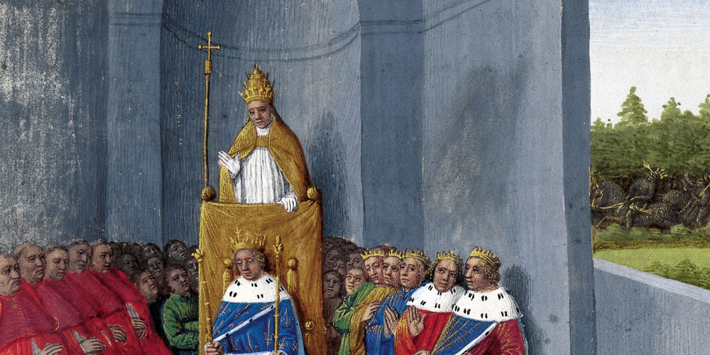 Saint Urbain II prêchant la croisade ; Mort de Guillaume II le Roux