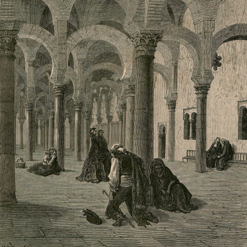 Intérieur de la mosquée de Cordoue par Gustavé Doré