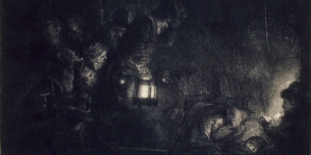 L'Adoration des bergers à la lanterne
5e état