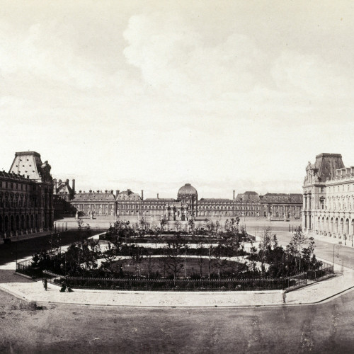 Vue des deux ailes et des squares. Place Napoléon III, tome I