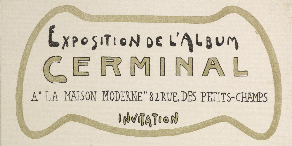 Invitation pour l’exposition de l’album Germinal
