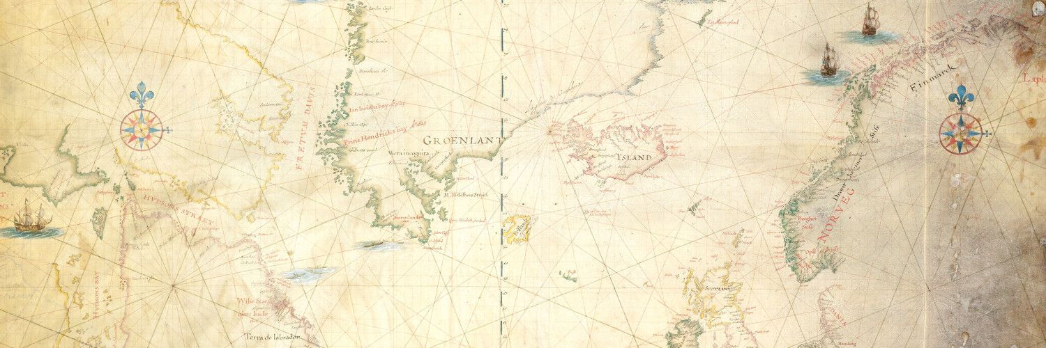 Carte nautique de l’Atlantique nord