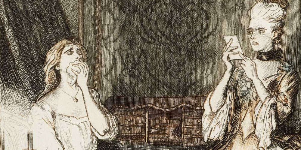 Madame de Volanges découvre la correspondance entre Cécile et Danceny, Lettre LXI