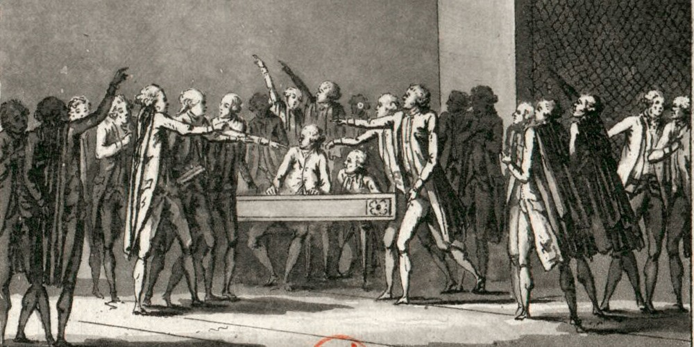 Événement du 20 juin 1789 : serment des députés au Jeu de Paume