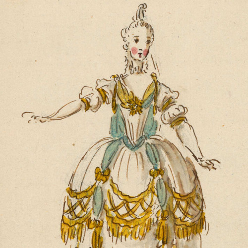 Danseuse-prétresse dans l’opéra-ballet pour les Fêtes d’Hébé de Rameau