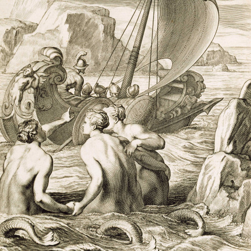 Ulysse et ses compagnons évitent les pièges des Sirènes
