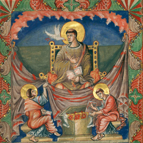 Saint Grégoire Ier inspiré par l’Esprit