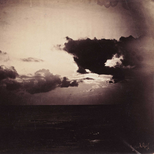 Étude de nuages, clair-obscur