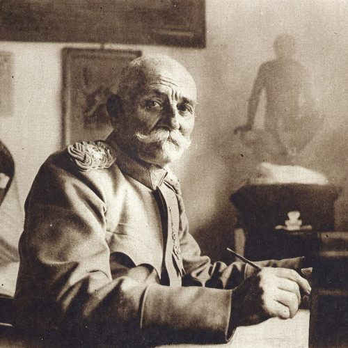 Pierre Ier de Serbie (1844-1921) et Nikola Pašić (1845-1926)