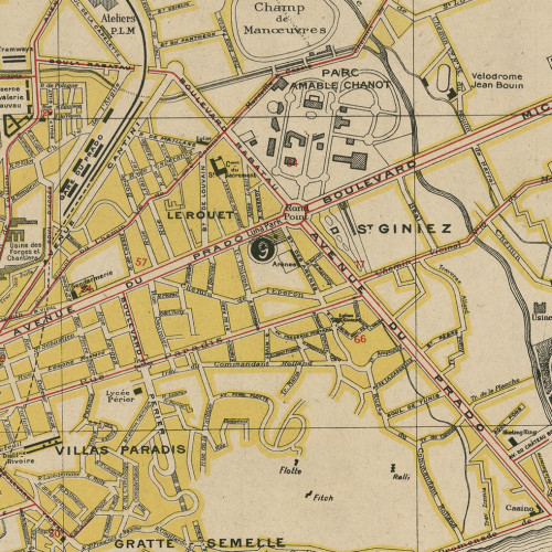 Plan général de la ville de Marseille