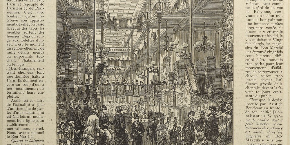 Nouveaux agrandissements des grands magasins du Bon Marché