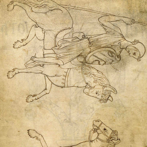 Deux cavaliers armés