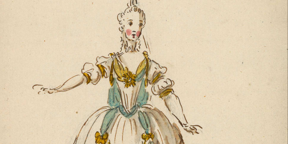 Danseuse-prétresse dans l’opéra-ballet pour les Fêtes d’Hébé de Rameau