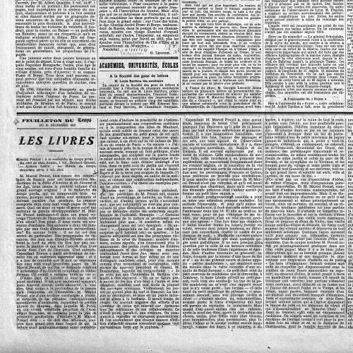 Le Temps, 10 décembre 1913