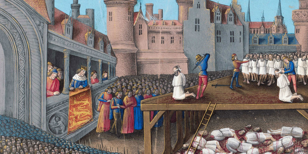 IIIe croisade : Richard Cœur de Lion assiste à l’exécution de prisonniers Turcs à St Jean d’Acre