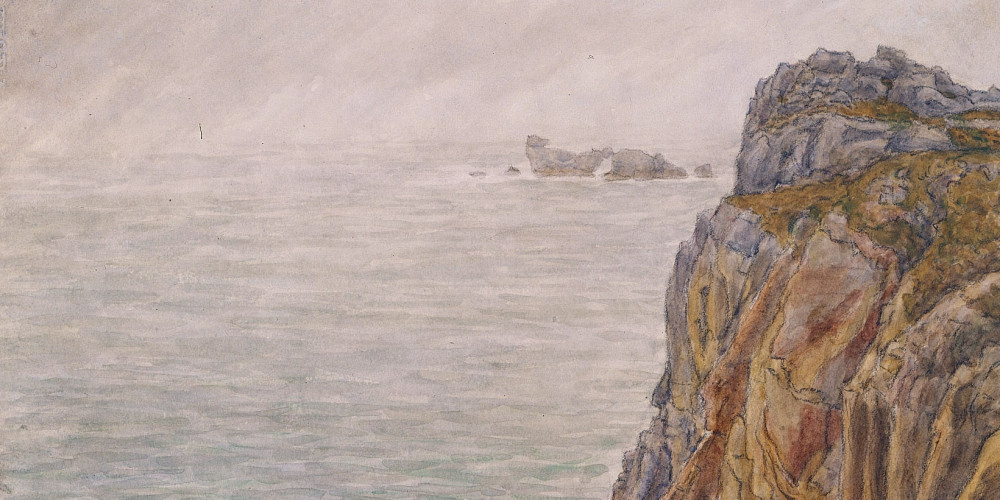 Falaise et mer aux environs de Camaret