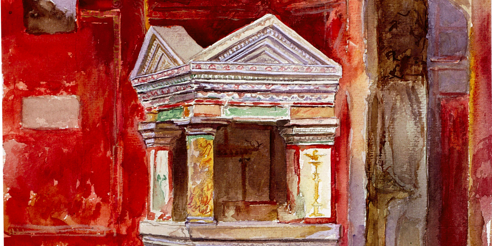 Laraire de la maison d’Epidius Sabinus à Pompéi