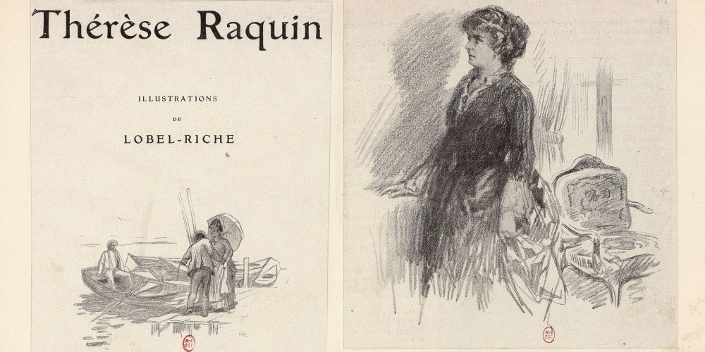 Dessins illustrant Thérèse Raquin