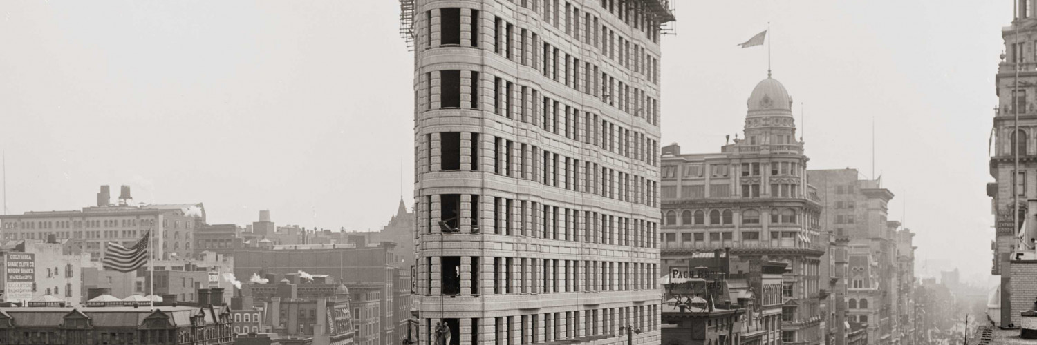 Le chantier du Flatiron Building