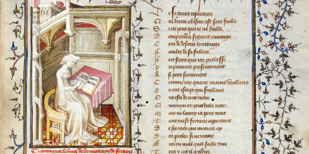 Christine de Pizan écrivant