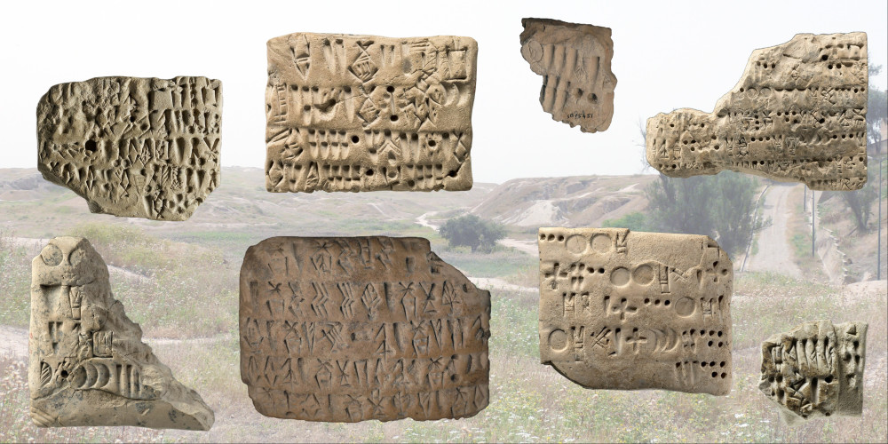 Tablettes proto-élamites provenant du site du Suse