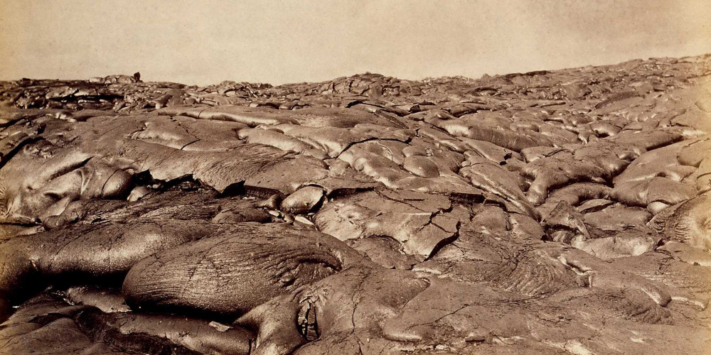 L’éruption du Mauna Loa à Hawaï en 1880