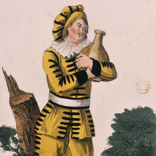 Costume de Thenard pour Sganarelle, dans Le Médecin malgré lui, 1807