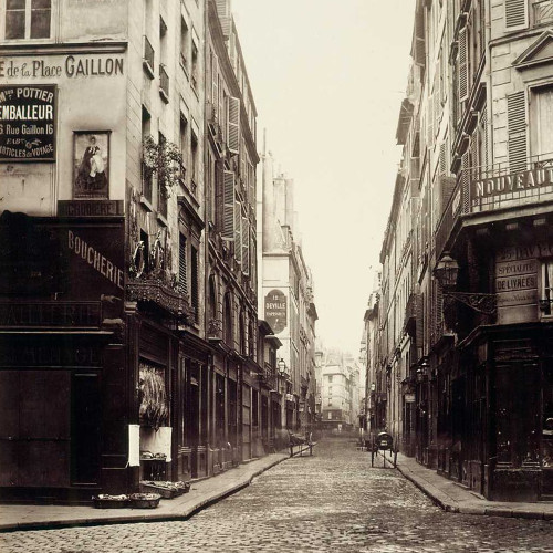 Rue Gaillon (vue de la place Gaillon)
