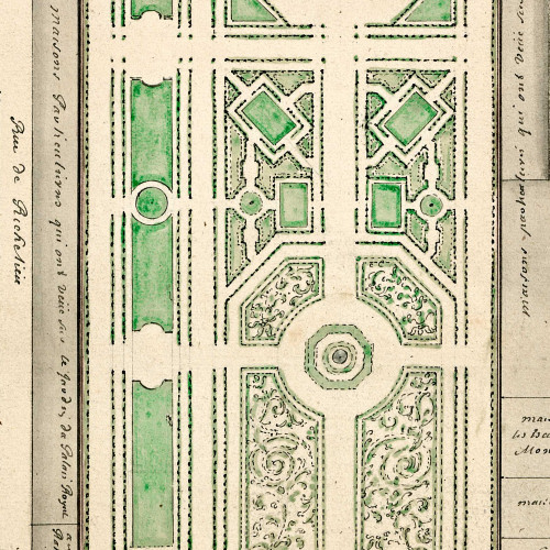Plan général du Palais-Royal et de ses environs en 1692