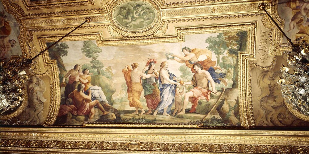Aphrodite reçoit la pomme d’or